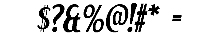 Heni Panjaitan Bold Italic Font OTHER CHARS
