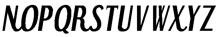 Heni Panjaitan Bold Italic Font UPPERCASE