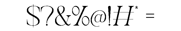 Henotica Font OTHER CHARS