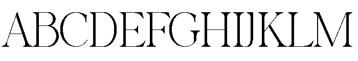 Henotica Font UPPERCASE