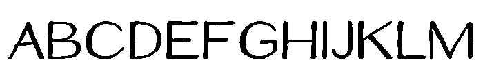 Hentyro Regular Font UPPERCASE