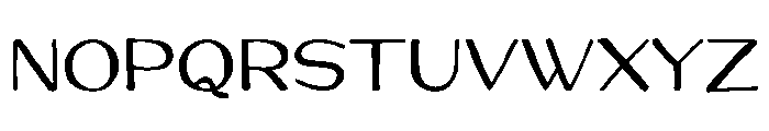 Hentyro Regular Font UPPERCASE