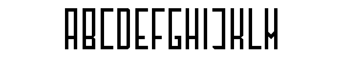 Henzy-Regular Font UPPERCASE