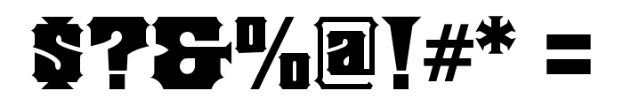 Hephest Modern Font OTHER CHARS