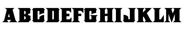 Hephest Modern Font LOWERCASE