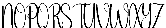 Herbs Font UPPERCASE