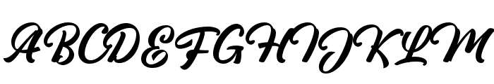 Hericake Free Font Regular Font UPPERCASE
