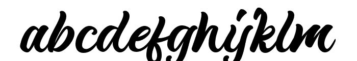 Hericake Free Font Regular Font LOWERCASE