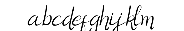 Herist DEMO Italic Font LOWERCASE