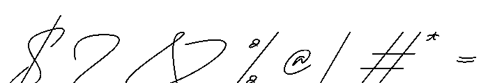 Heristella Regular Font OTHER CHARS