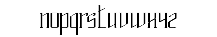 Heritage Font LOWERCASE