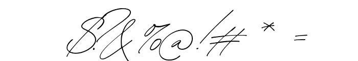 HeritageSignature-Regular Font OTHER CHARS