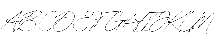 HeritageSignature-Regular Font UPPERCASE