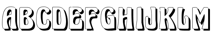 Herkules Shadow Font UPPERCASE