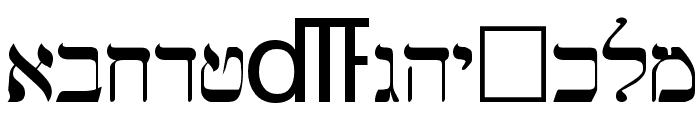Hermetic Regular Font LOWERCASE