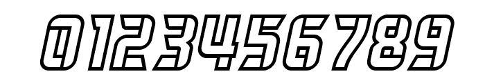 Herum Albern Outline Italic Font OTHER CHARS