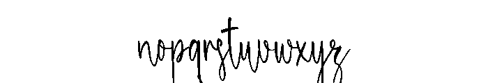 Hestqila Font LOWERCASE
