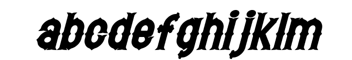 Hetfield Bold Italic Font LOWERCASE