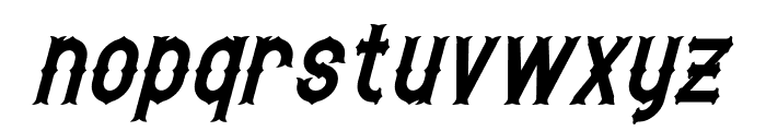 Hetfield Italic Font LOWERCASE