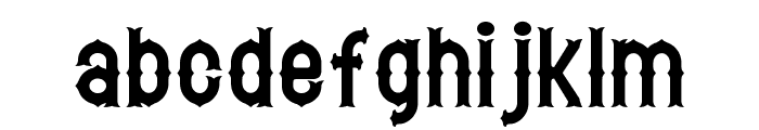 Hetfield Font LOWERCASE