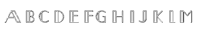 Heuochs Hollow Regular FONT