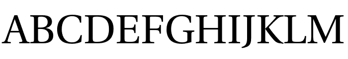 Heuristica Regular Font UPPERCASE