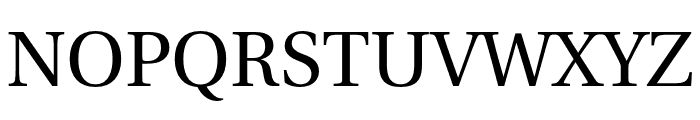Heuristica Regular Font UPPERCASE