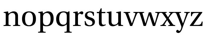 Heuristica Regular Font LOWERCASE