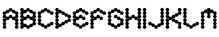 Hexa Font LOWERCASE