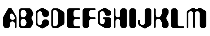 Hexadecimal Font UPPERCASE