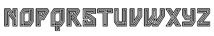 Hexaline Font UPPERCASE