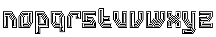 Hexaline Font LOWERCASE