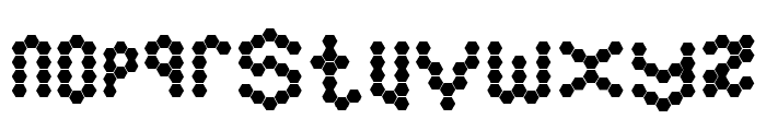 Hexamatter Font LOWERCASE