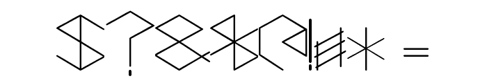 Hexametric Font OTHER CHARS