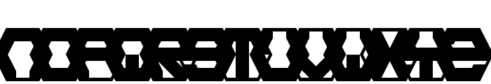 Hexotic LDR Regular Font LOWERCASE