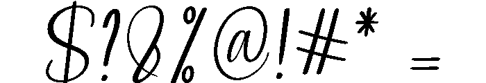 Hey Baby Font OTHER CHARS