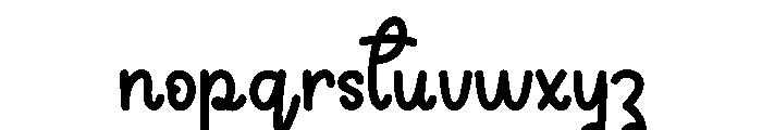 Hey Dandilion Font LOWERCASE