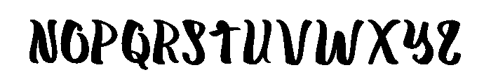 Hey Darling Demo Font UPPERCASE