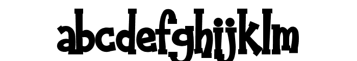 HeyAlfred-Bold Font LOWERCASE