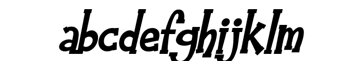 HeyAlfred-Italic Font LOWERCASE