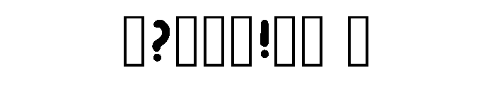 Heyho Regular Font OTHER CHARS