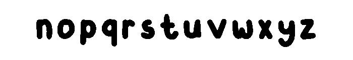 Heyho Regular Font LOWERCASE