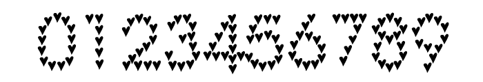 heart heaven Font OTHER CHARS