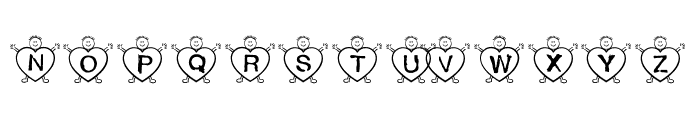 *heart2heart* Font UPPERCASE