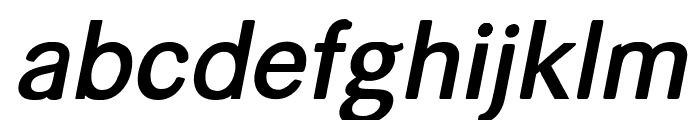 helvari Medium Italic Font LOWERCASE