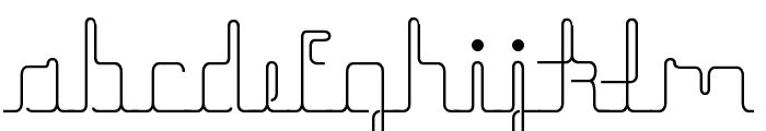 herrliches script Font LOWERCASE