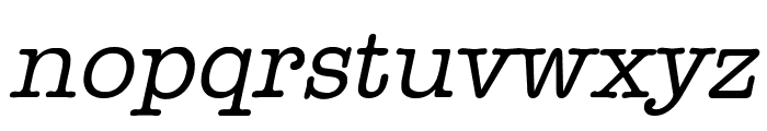 Headline Italic Font LOWERCASE