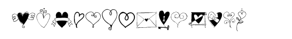 Heart Doodles Sample