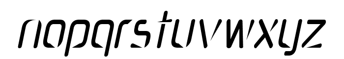 Heckle-BoldItalic Font LOWERCASE