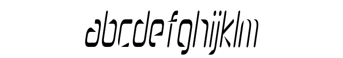 Heckle-CondensedItalic Font LOWERCASE
